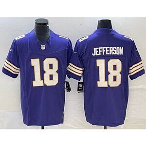 18 Justin Jefferson Purple Stitched Jersey